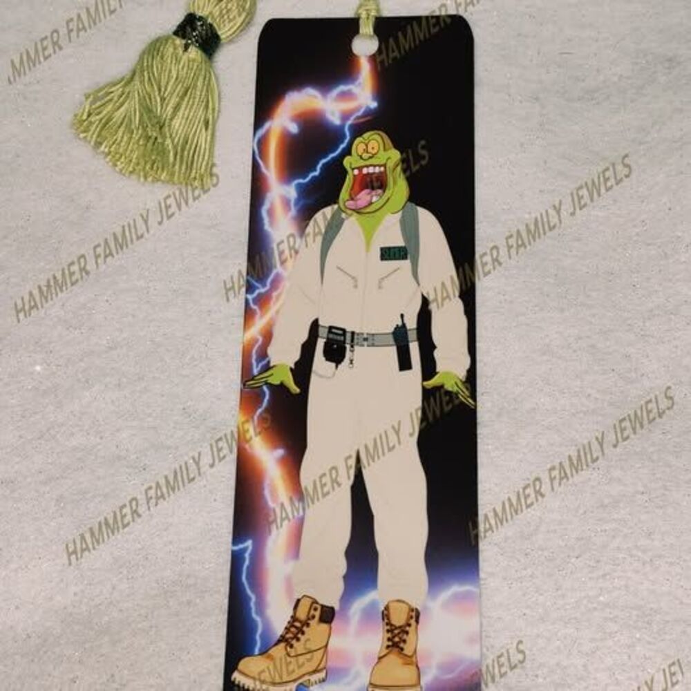 Ghostbusters Slimer Bookmark